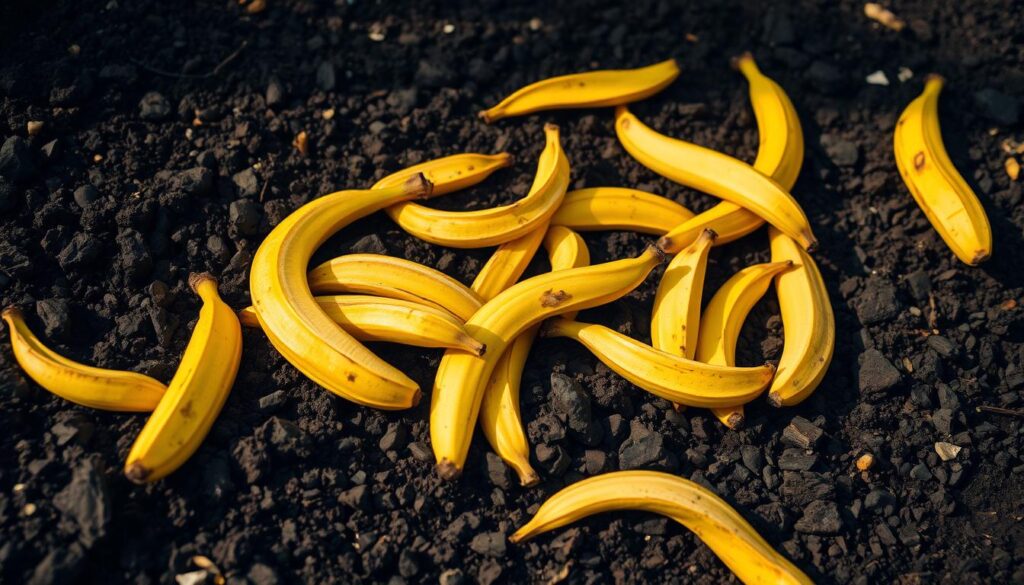 boost soil banana peels