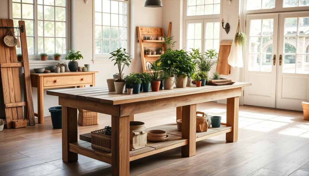 diy potting bench