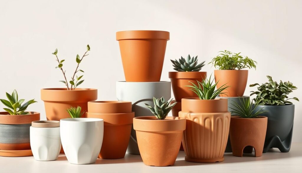 self watering pots